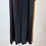 BCBGMAXAZRIA RUNWAY Black Pleated Silk Maxi Dress XS Photo 3