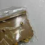 Gold and Red Vintage Floral Earrings Photo 15