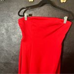 BB Dakota RSVP Red Strapless Dress Size 0 Photo 2