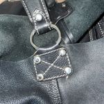 Faiez‎ Halabi Buenos Aires Womens Pebbled Leather Shoulder Hobo Bag Black Small Photo 10