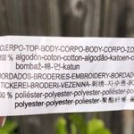 ZARA  White Floral Embroidered Cotton L/S Top M Photo 7