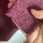 Free People Bordeaux linen blend mock neck base layer long sleeve tee size XS Photo 5