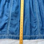 Boden Hattie Denim Chombery Shirt Dress Women's US 10P Blue Long Sleeve Pockets Photo 6