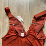 NWT We Are HAH x Free People Lace Bodysuit Burnt Orange Bronze Sz S Photo 5