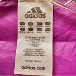 Adidas Purple & Neon Yellow  Lightweight MiCoach Reflective Zip Windbreaker Sz M Photo 3
