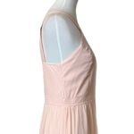 Lulus Lulu’s Evening Gown Halter Neck Maxi Sleeveless Chiffon Peach Pink Women’s Large Photo 7