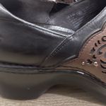Ariat Tambour Clogs Mules 8.5 B Black Leather Cutout Studded Comfort Cowgirl Photo 15