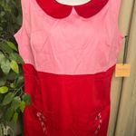 Unique Vintage  X Smack Parlour Retro Christmas Candy Cane Dress Size 1x/NWT 16 Photo 0