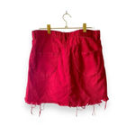 One Teaspoon  Vanguard High Waist Denim Skirt in Red Envy Size 27 Photo 10