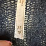 Free People Waterfall V-Neck Knit Oversized Alpaca Blend XS Goth Witchy Whimgoth Photo 2