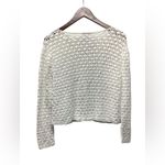Primary Colors Crochet cropped cardigan. Size Medium White Photo 1