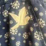 Aerie  Y2K Polka Dot Snowflake 100% Cotton Pajama Pants Size Medium Photo 2