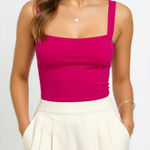 Reformation  Eunice Top W/ Gold Heart Embellishment, Rhubarb, 8 (US) Photo 0