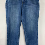 Talbots  Flawless High-Waist Straight Ankle Jeans Size 6 Raw Hem Photo 0