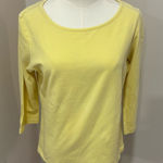 Lilly Pulitzer Light Yellow Long Sleeve Top Photo 0