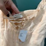 Urban Outfitters  Lily Cream Tie-Front Playsuit Romper Cottagecore Whimsy Lace Photo 7