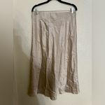 Quince  100% Washable Silk Skirt in champagne color size L Photo 7
