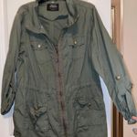 Boutique Ashley jackets Olive Green Cargo Jacket Photo 0