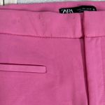 ZARA  Bootcut Pink Pants Mid-rise Stretch Chinos‎ Mini Flare Pink - Large Photo 12
