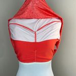 Mountain Hardwear  Dress Small Orange Floral A-Line Stretch Athletic Built In Bra Photo 7