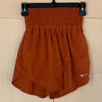 Nike One Dri-FIT Ultra High-Waisted 3" Brief Lined Shorts 'Dark Russet' Photo 0