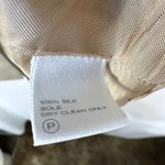 Lafayette 148 New York Size 16 Vest Gold Silk Sleeveless Career Top Dressy 1290 Photo 2