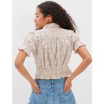 American Eagle  Short-Sleeve Button-Up Shirt Size Medium Photo 4