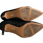 J. Renee Womens Sosian Black Mesh/Suede Heels Shoes 10 Medium Photo 5