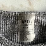 ECHT  Arise Comfort Crop‎ Top Long Sleeve Ribbed Athleisure Gray XS Photo 1