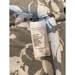 Ellen Tracy  Sleeveless midi Shirt Dress Self Tie Sash black white floral blossom Photo 3