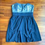 AQUA Strapless cocktail dress Photo 0