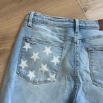 Judy Blue  American Flag Cuff Boyfriend Jeans Photo 9