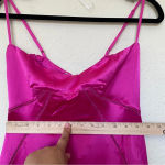 House Of CB  'Anabella'‎ Fuchsia Lace Up Maxi Dress NWOT size S Photo 8