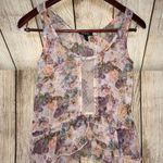 Small Floral Summer Small Crop Top Flowy Beachy Photo 3