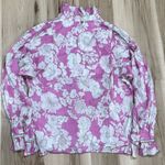 Antik Batik Peony Floral Blouse Women’s Large (42) Pink Photo 2