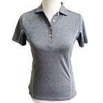 Peter Millar  Women’s E4 Wiking Polo 50+UPF Collared Gray Size XS Golf Tennis Photo 0
