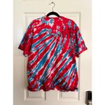 The Black Dog Red Blue Tie Dye Tavern Martha's Vineyard Cotton T-Shirt Size XL Photo 4