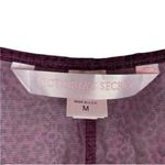 Victoria's Secret Victoria Secret’s Animal Print Maroon /Purple Black Babydoll Chemise Size M VGUC Photo 1