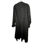 On Fire Vintage Red Balls  Black Long Coat Photo 2