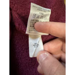 Eddie Bauer Women Full Zip Fleece Sweater Jacket Mock Neck Size 2XL Burgundy Photo 14