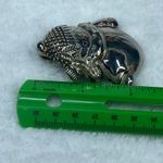 Snowman Winter Christmas Holiday Jewelry Brooch Pendant Scarf Hat Silver Tone Photo 10