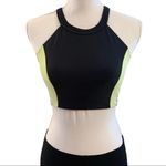 Athleta Women's 𝅺 black/green/gray high neck sports bra size xs Photo 1