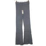 Abercrombie & Fitch Womens  Blue Ribbed Knit Elastic Wide Leg Pants Size XS NWT Photo 1