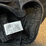 American Eagle Mom Straight Jeans Sz 2 Black Distressed Photo 9