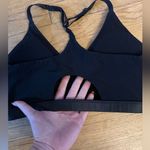 MPG Sportswear Black Faux Leather Sports Bra & Leggings Set Photo 11