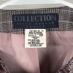 Harvé Benard Harve Benard Size 12P Blazer Jacket Wool Shoulder Pads Grey Plaid Pink Floral Photo 3