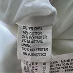 ZARA  White Textured Back Zip Dress Photo 10