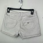 Guess  Y2K White Jean Shorts Raw Hem size 14 (Junior size) Photo 1