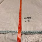 Trina Turk Peacock Embroidered Tunic 100% Cotton Sz Medium Lightweight V-neck Photo 12