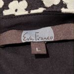 EVA FRANCO x Anthropologie Blue Floral Jacquard Top | L Size L Photo 3